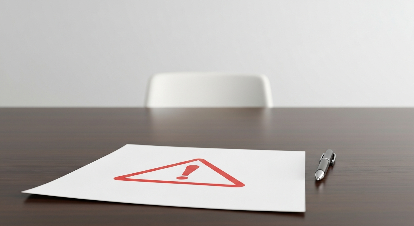 Symbole d'avertissement pour les risques de non-conformité facturation électronique easy-facture.fr